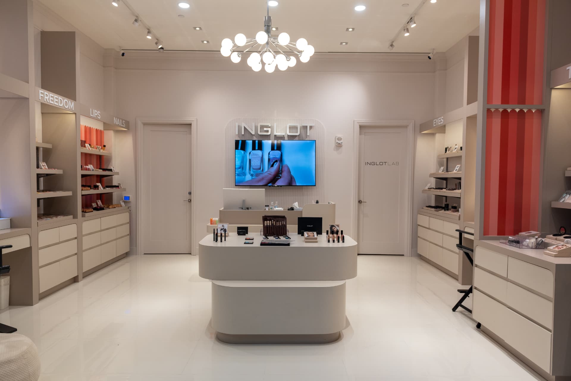 Inside INGLOT at International Market Place