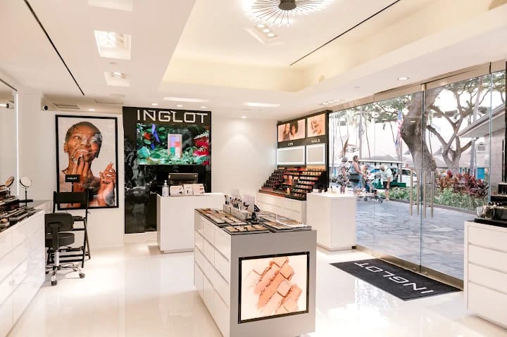 Inside INGLOT at Hilton Hawaiian Village